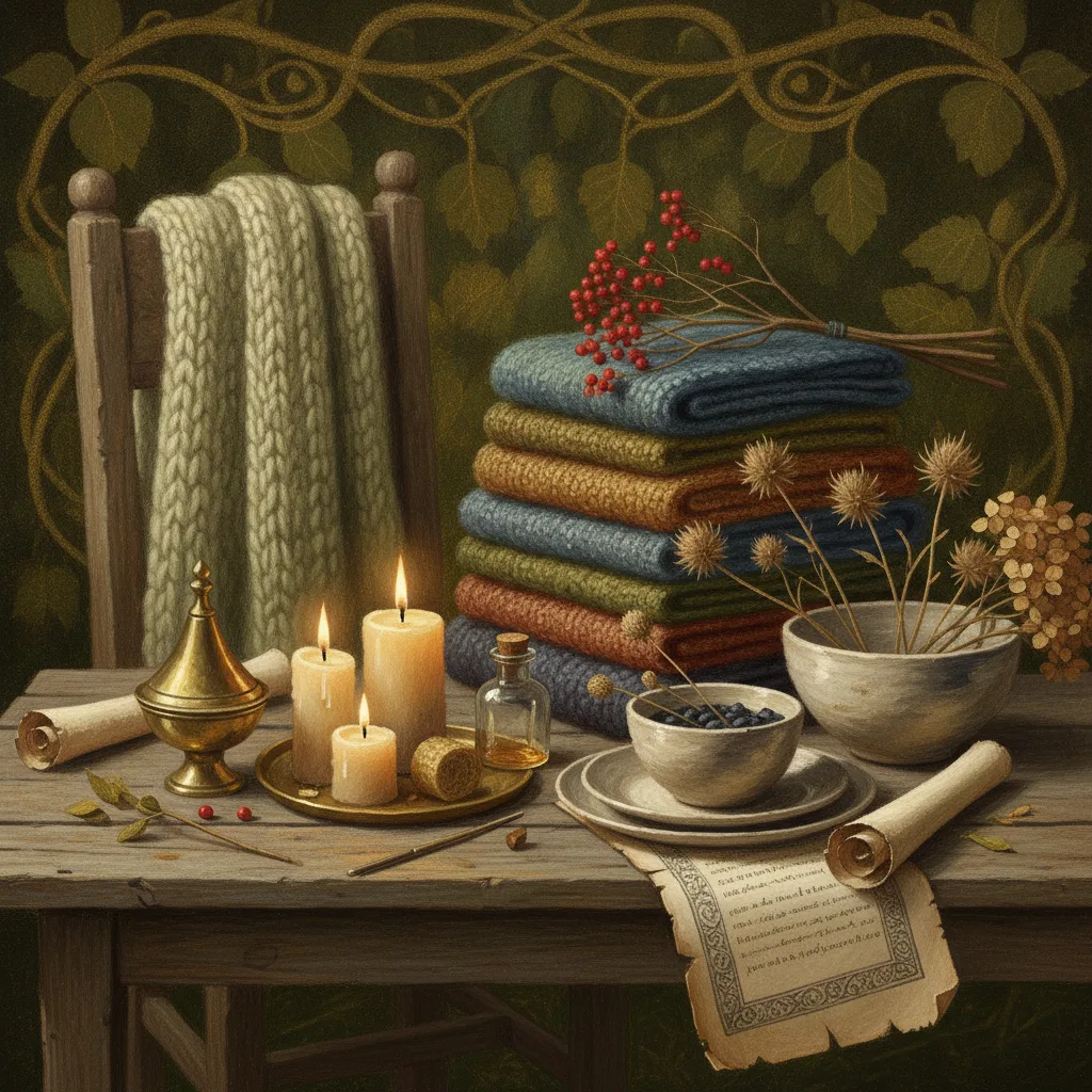Autumn and winter layering: natural fibres and old dyes — Sidhe Wolf