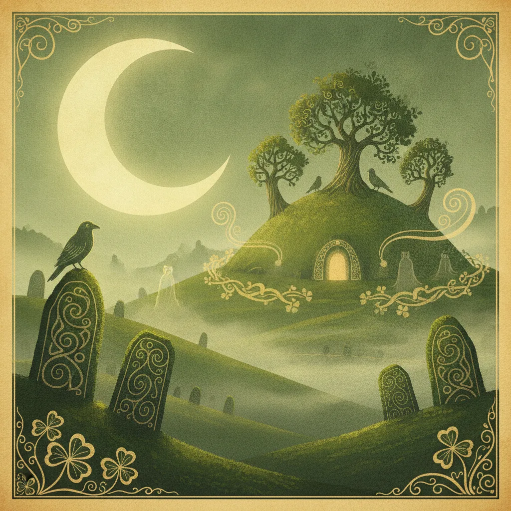 The aos sí (the sidhe): the good folk and the fairy mounds — Sidhe Wolf