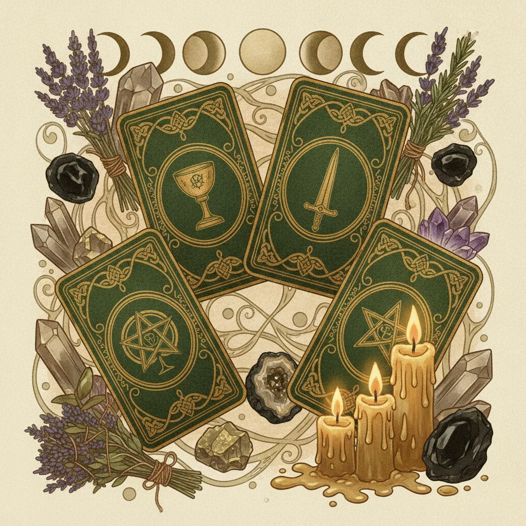 The Minor Arcana as symbolism: the four suits and the pips — Sidhe Wolf