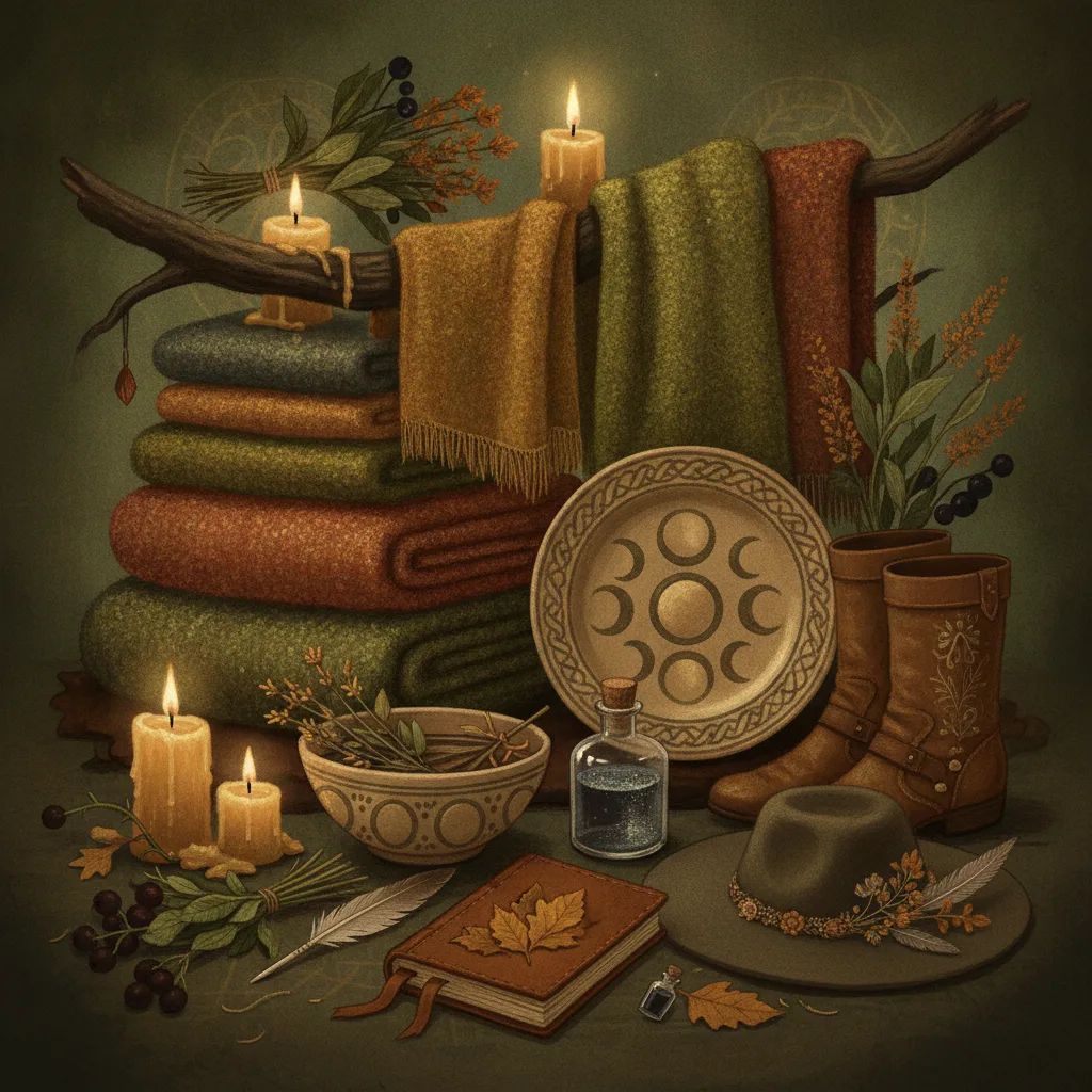 A witchy wardrobe that isn't a costume: building a folkloric capsule — Sidhe Wolf