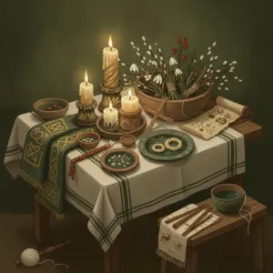 Imbolc and Brigid's Day: decorating for early spring — Sidhe Wolf