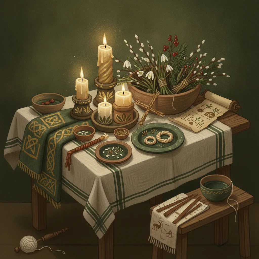 Imbolc and Brigid's Day: decorating for early spring — Sidhe Wolf